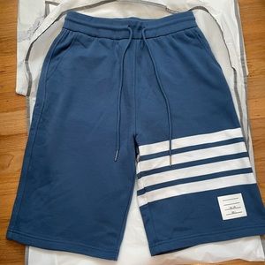 Thom Browne Four Bar Sweat Shorts